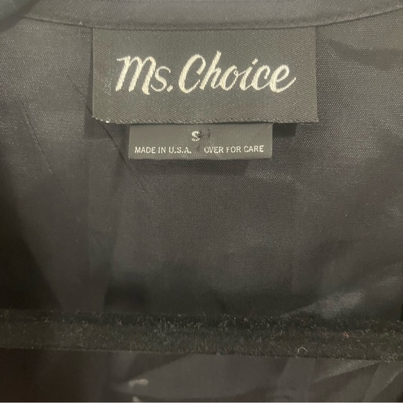 Vintage Ms. Choice Size Small Floral vest - Picture 5 of 7